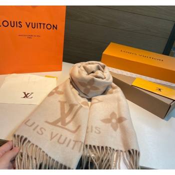 Louis Vuitton Reykjavik Long Scarf 45x170cm Beige 2024 LV102103 (XMN-241021098)