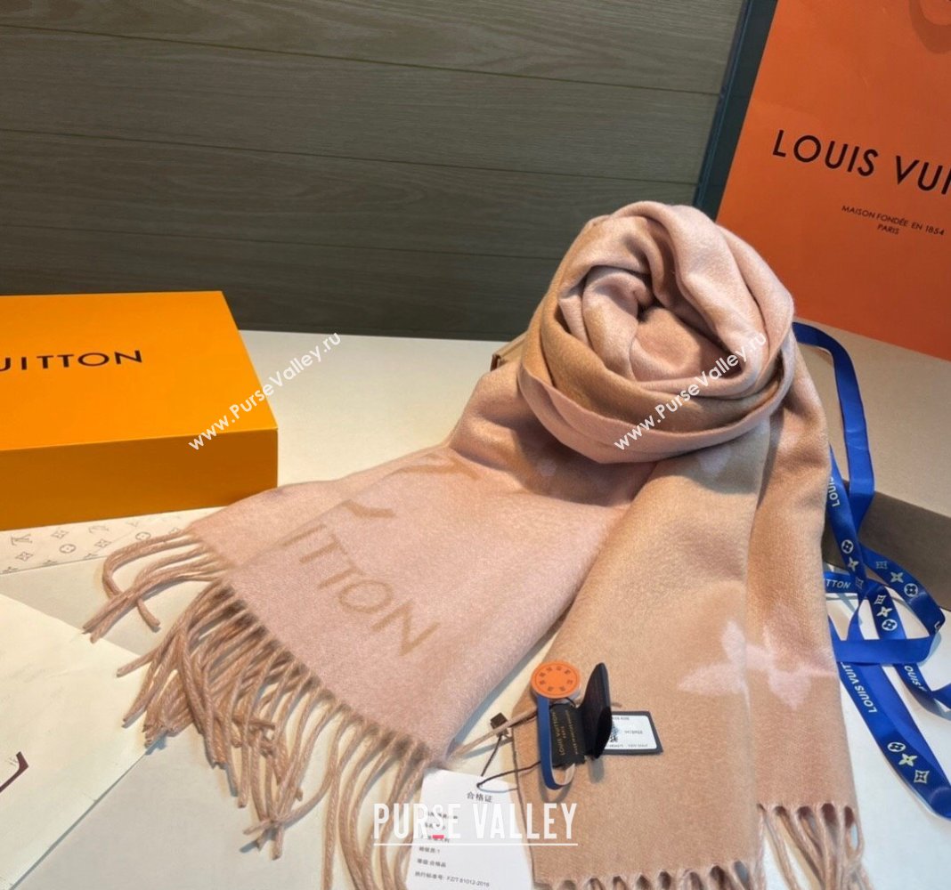 Louis Vuitton Reykjavik Long Scarf 45x170cm Pink 2024 LV102103 (XMN-241021099)