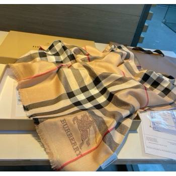 Burberry Check Cashmere Long Scarf 70x200cm 2024 1128 (XMN-241128021)