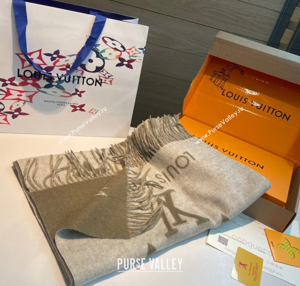 Louis Vuitton Long Scarf 45x170cm Light Green 2025 0115 (XMN-250115031)