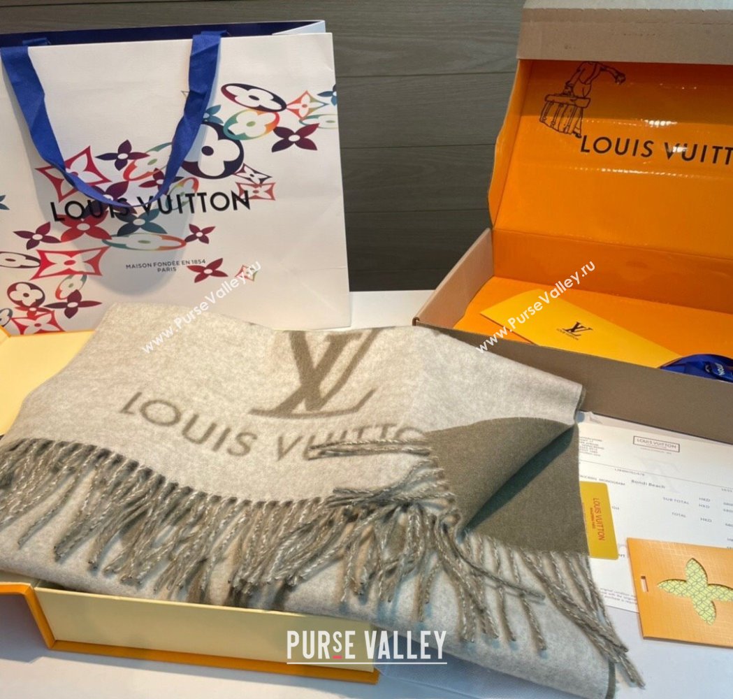 Louis Vuitton Long Scarf 45x170cm Light Green 2025 0115 (XMN-250115031)