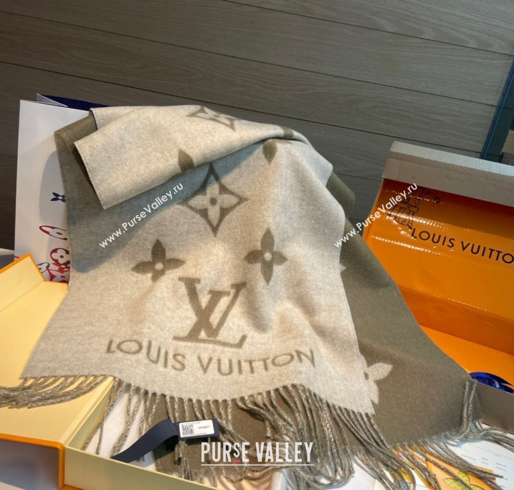 Louis Vuitton Long Scarf 45x170cm Light Green 2025 0115 (XMN-250115031)