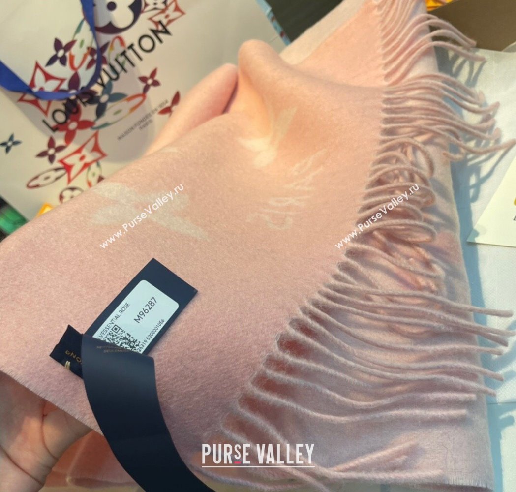 Louis Vuitton Long Scarf 45x170cm Light Pink 2025 0115 (XMN-250115030)