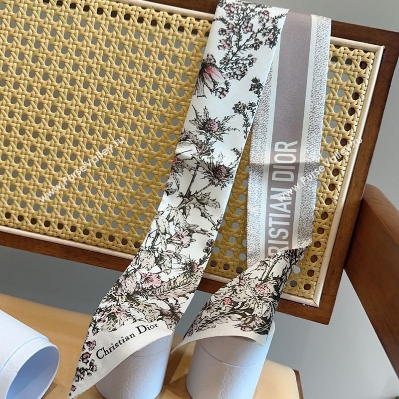 Dior Mitzah Silk Bandeau Scarf 6x100cm Pink 2025 DR03195 (XMN-250319014)