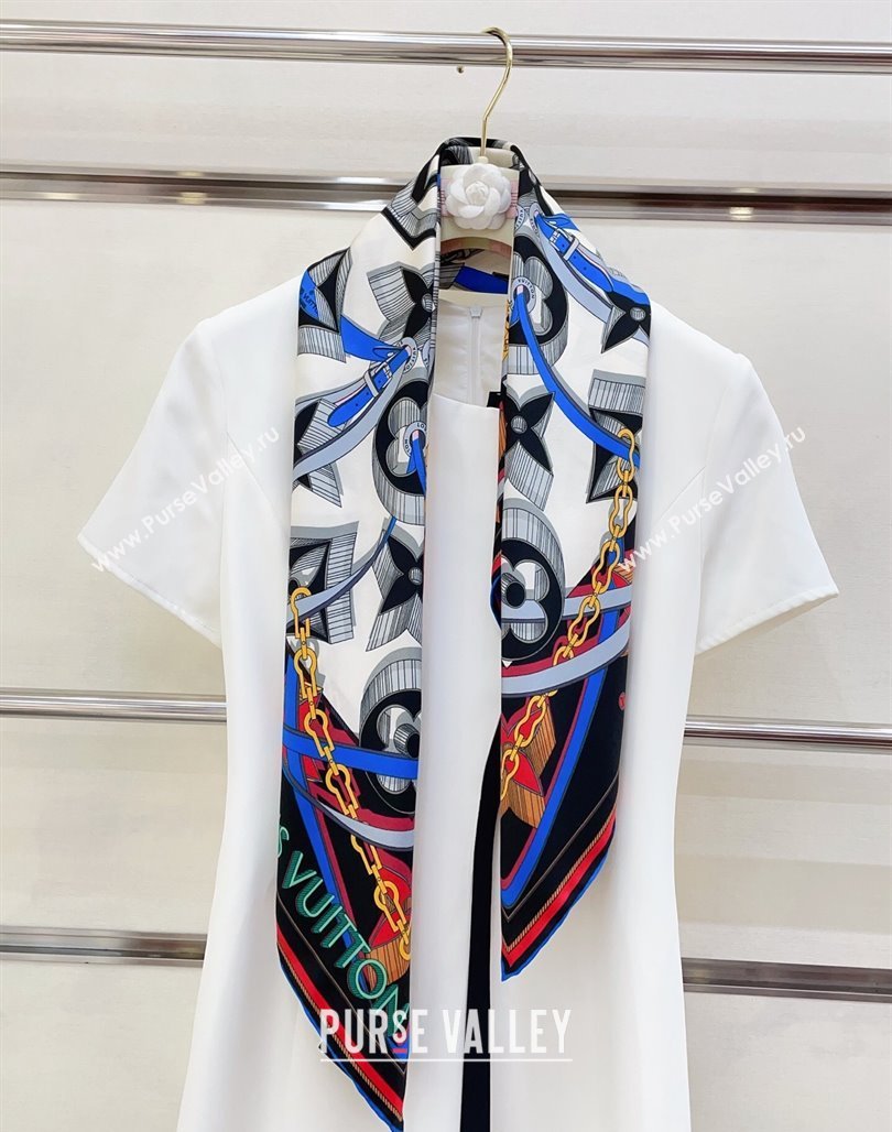 Louis Vuitton Ultimate Monogram Silk Square Scarf 90cm Multicolor 2025 (SHI-250514047)