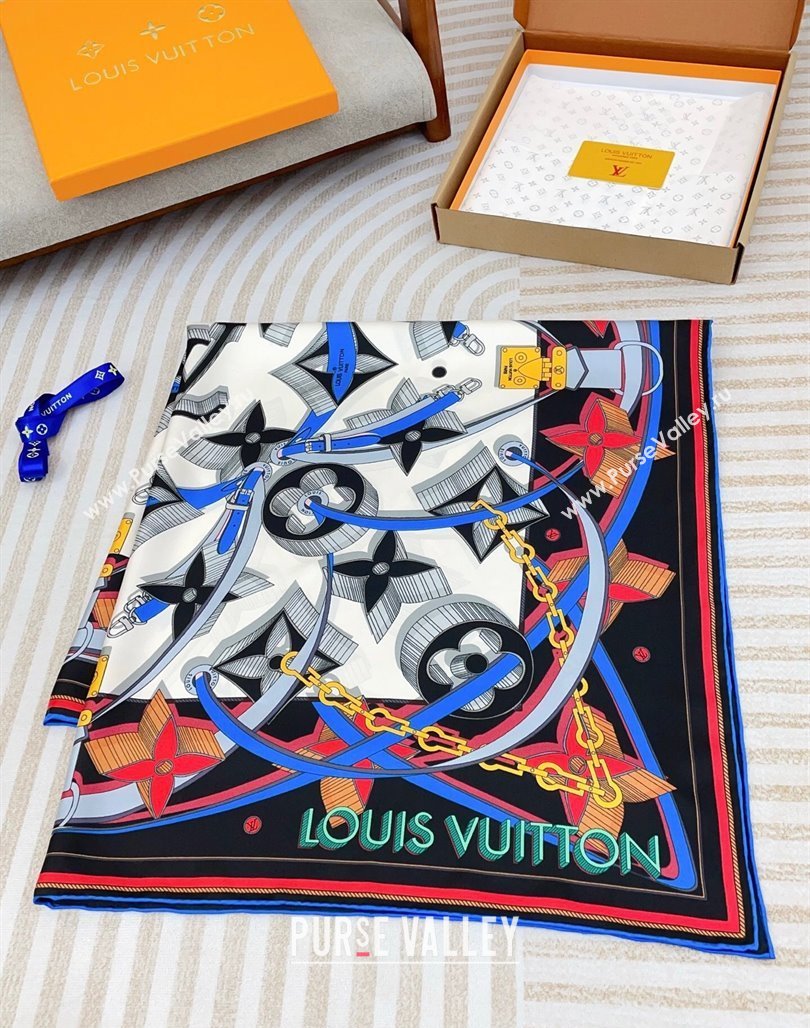 Louis Vuitton Ultimate Monogram Silk Square Scarf 90cm Multicolor 2025 (SHI-250514047)