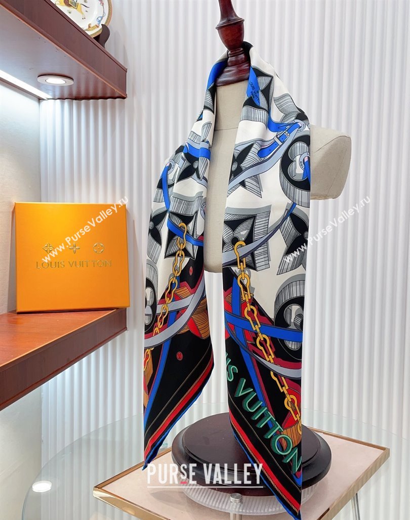 Louis Vuitton Ultimate Monogram Silk Square Scarf 90cm Multicolor 2025 (SHI-250514047)