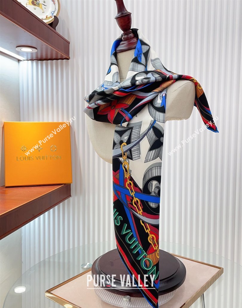 Louis Vuitton Ultimate Monogram Silk Square Scarf 90cm Multicolor 2025 (SHI-250514047)