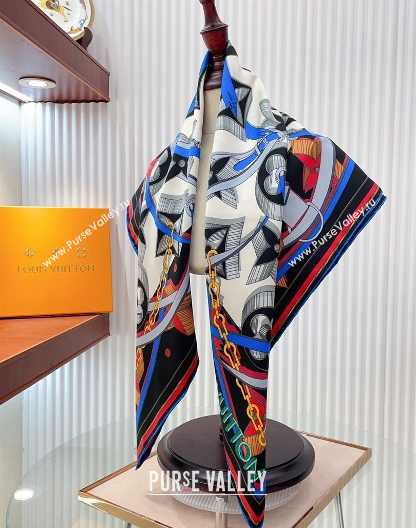 Louis Vuitton Ultimate Monogram Silk Square Scarf 90cm Multicolor 2025 (SHI-250514047)