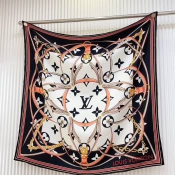 Louis Vuitton Ultimate Monogram Silk Square Scarf 90cm White 2025 (SHI-250514048)