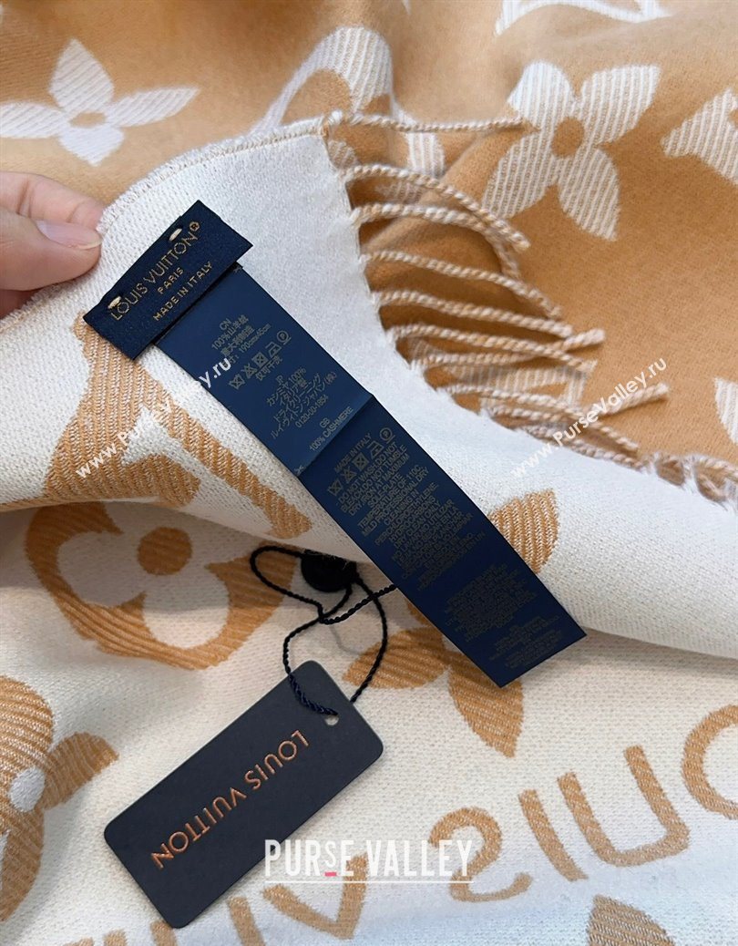 Louis Vuitton LV Essential Wool Long Scarf 34x186cm Brown 2025 LV091008 (XMN-250910019)