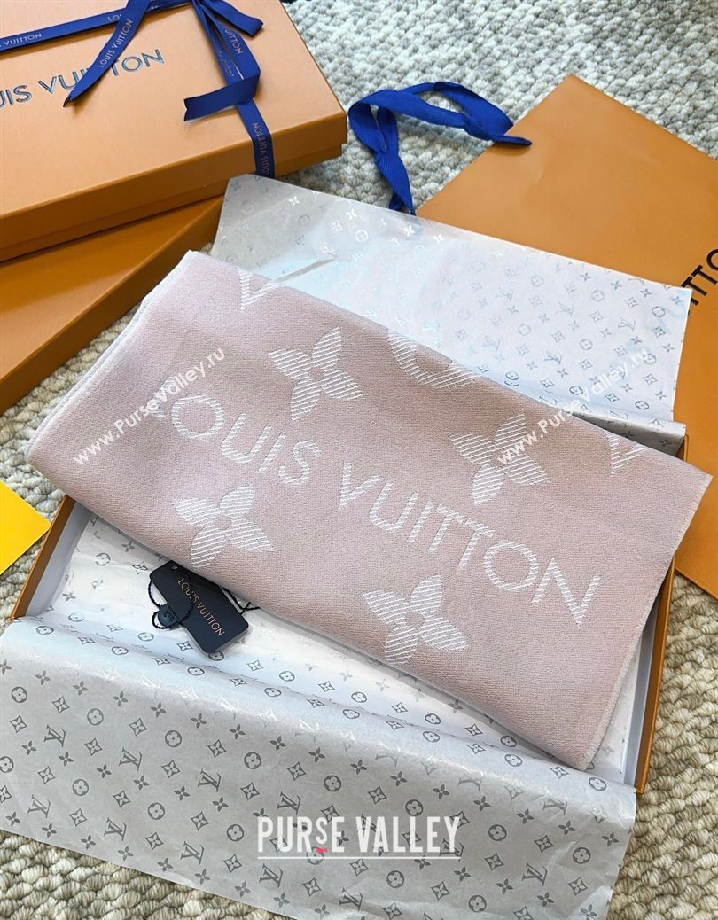 Louis Vuitton LV Essential Wool Long Scarf 34x186cm Pink 2025 LV091008 (XMN-250910020)