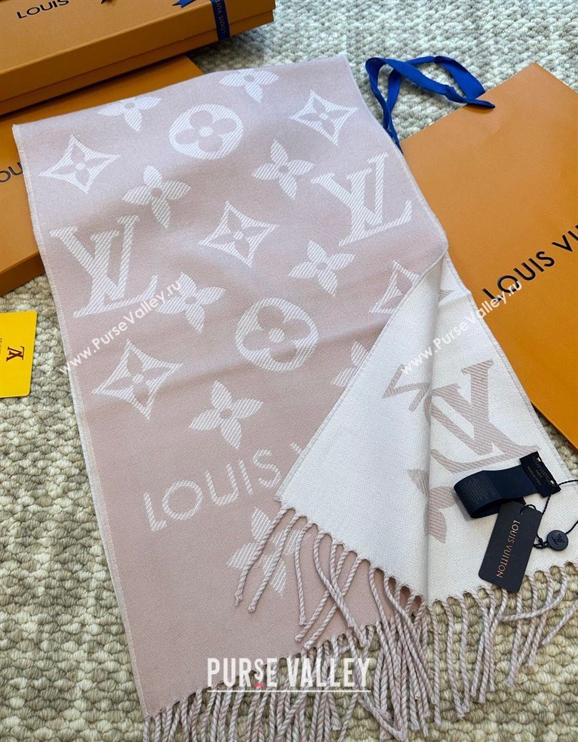 Louis Vuitton LV Essential Wool Long Scarf 34x186cm Pink 2025 LV091008 (XMN-250910020)