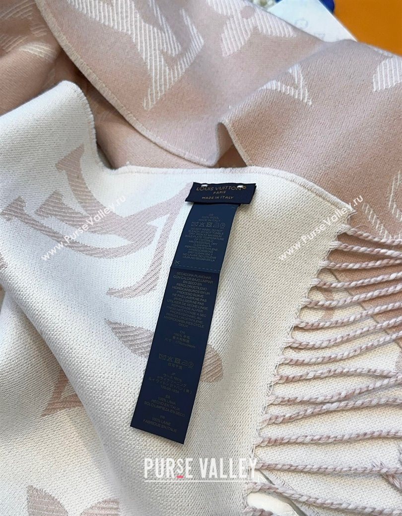Louis Vuitton LV Essential Wool Long Scarf 34x186cm Pink 2025 LV091008 (XMN-250910020)