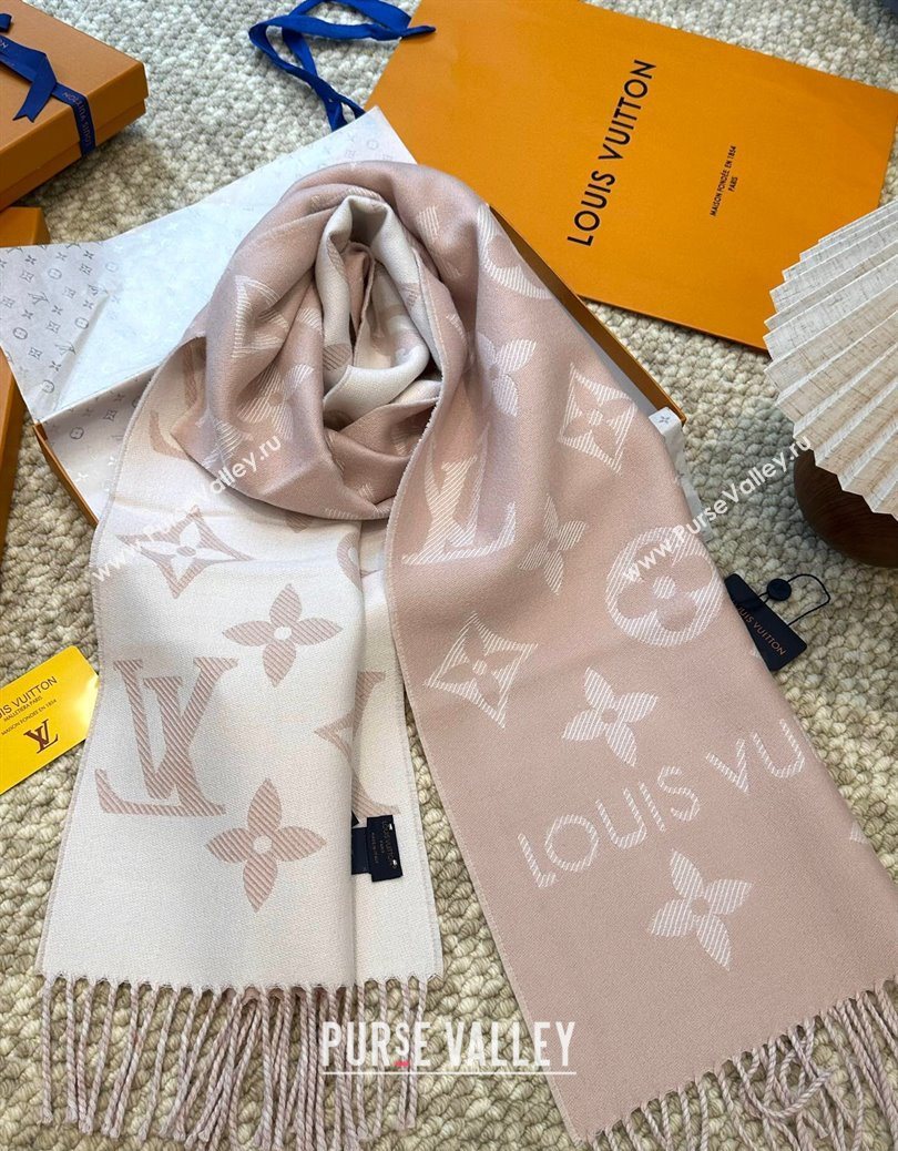 Louis Vuitton LV Essential Wool Long Scarf 34x186cm Pink 2025 LV091008 (XMN-250910020)