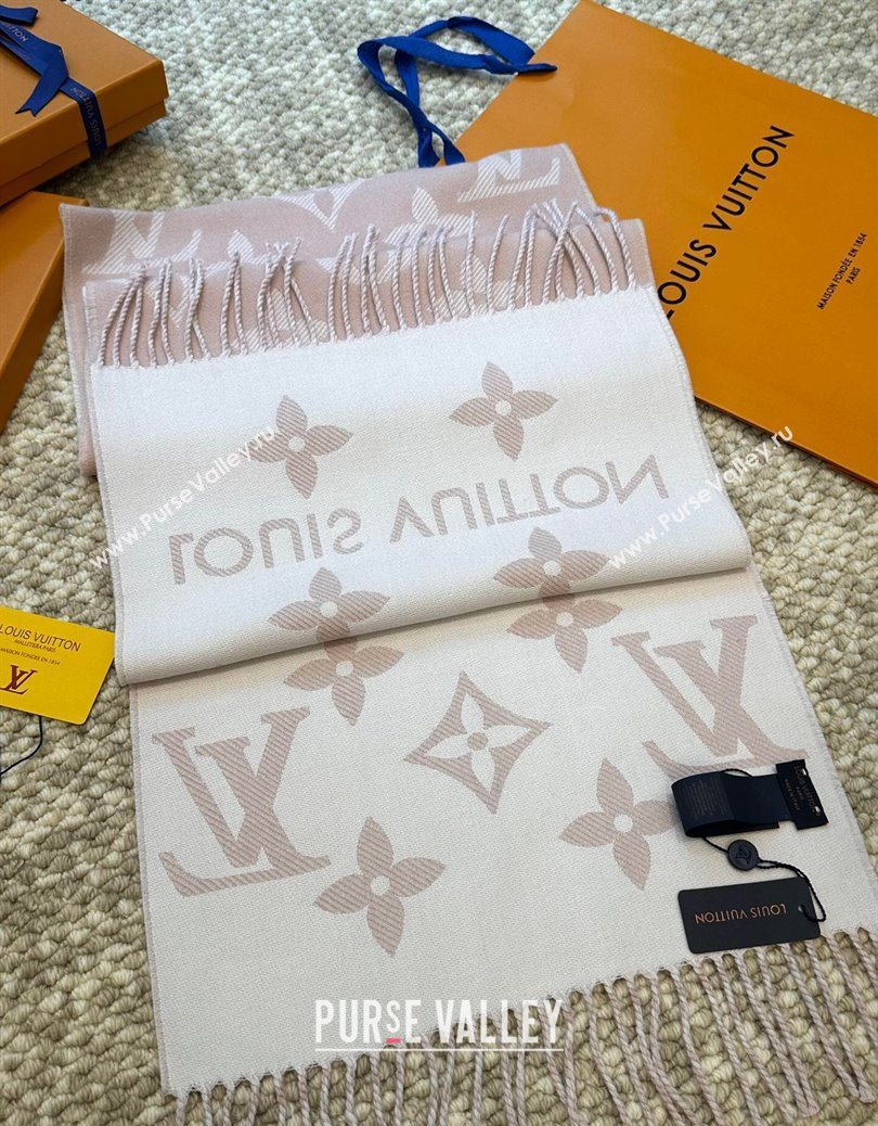 Louis Vuitton LV Essential Wool Long Scarf 34x186cm Pink 2025 LV091008 (XMN-250910020)