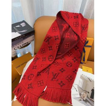 Louis Vuitton Cashmere Wool Long Scarf 31x175cm Red 2025 LV091009 (XMN-250910025)