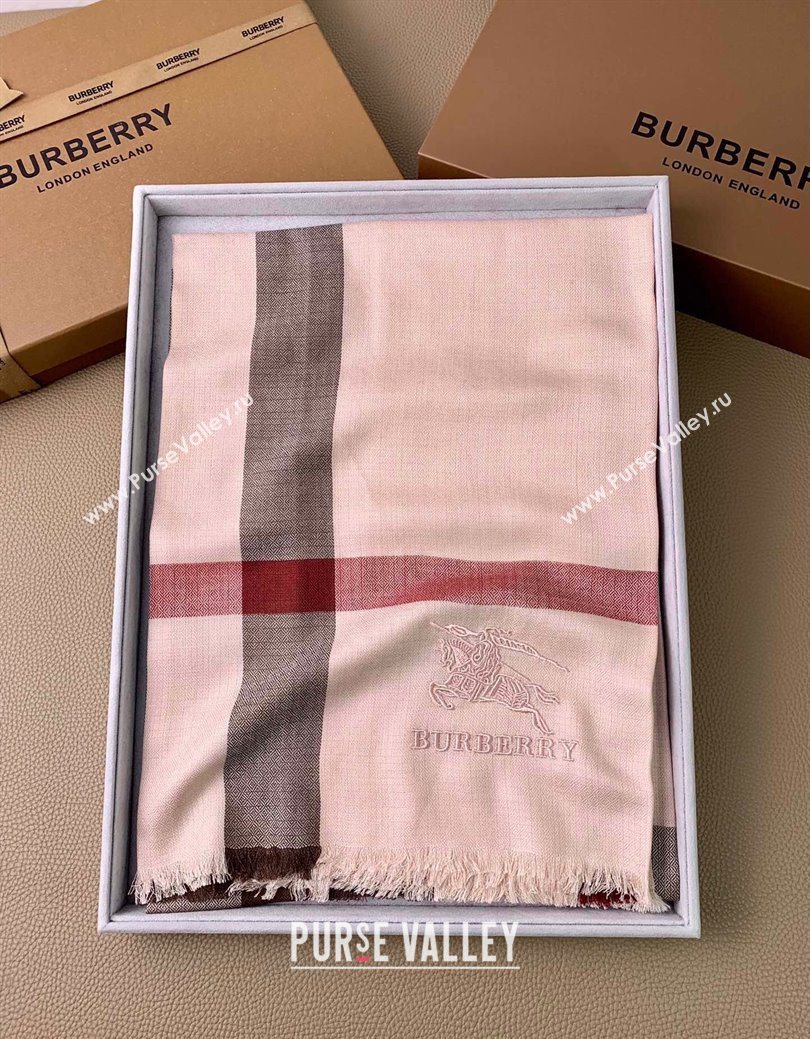Burberry Classic Cashmere Long Scarf 70x200cm Pink 2025 BR091013 (XMN-250910038)