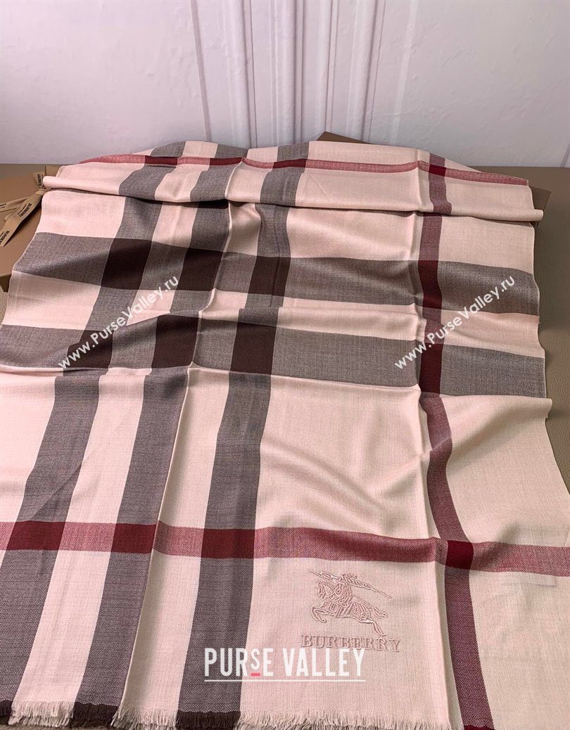Burberry Classic Cashmere Long Scarf 70x200cm Pink 2025 BR091013 (XMN-250910038)