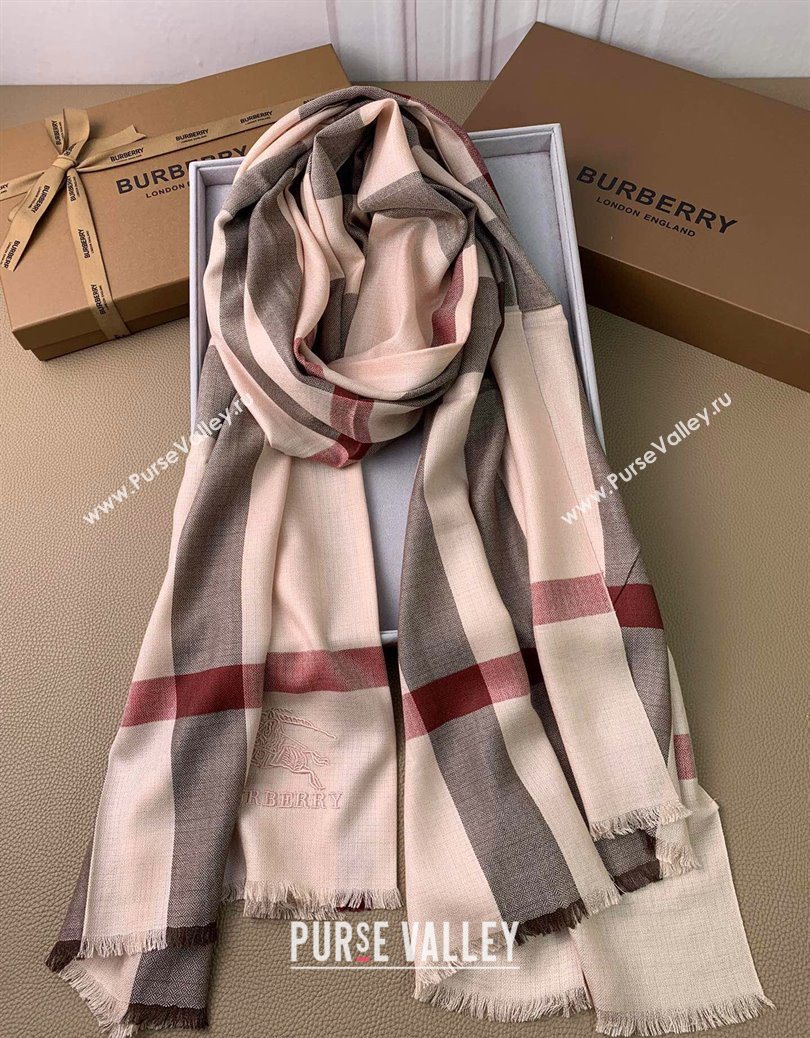 Burberry Classic Cashmere Long Scarf 70x200cm Pink 2025 BR091013 (XMN-250910038)