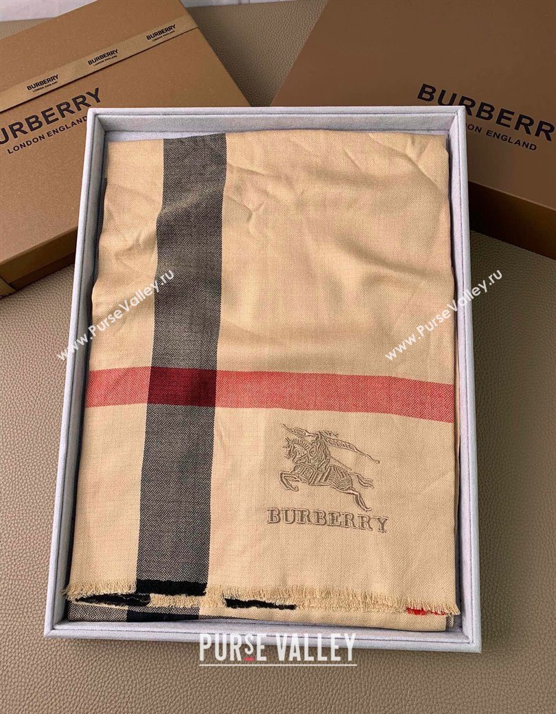 Burberry Classic Cashmere Long Scarf 70x200cm Camel 2025 BR091013 (XMN-250910040)