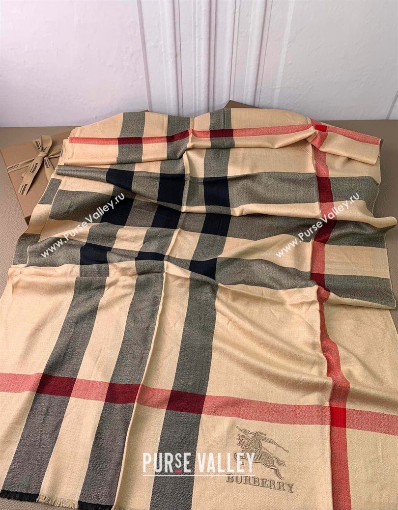Burberry Classic Cashmere Long Scarf 70x200cm Camel 2025 BR091013 (XMN-250910040)