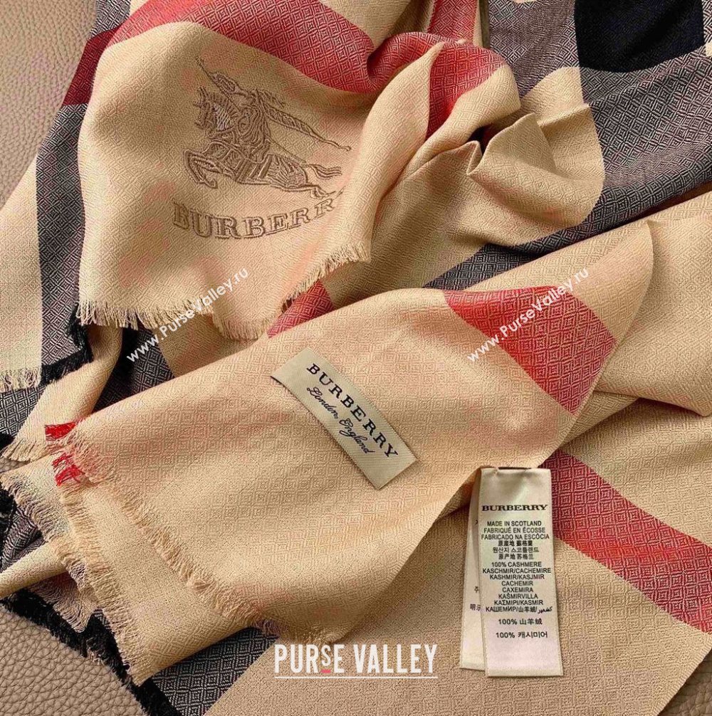 Burberry Classic Cashmere Long Scarf 70x200cm Camel 2025 BR091013 (XMN-250910040)