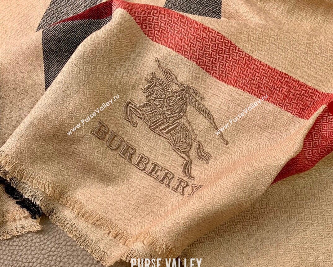 Burberry Classic Cashmere Long Scarf 70x200cm Camel 2025 BR091013 (XMN-250910040)