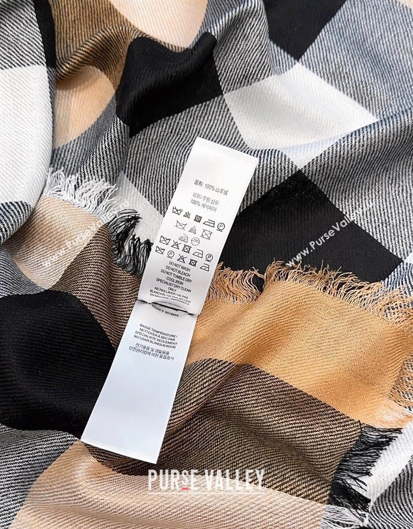Burberry Cashmere Long Scarf Camel 2025 BR091017 (XMN-250910049)