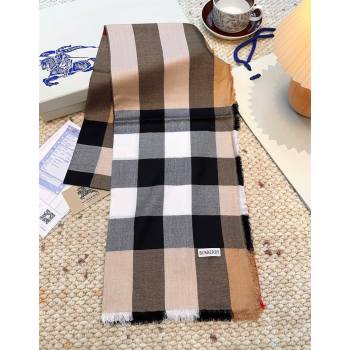 Burberry Cashmere Long Scarf Camel 2025 BR091017 (XMN-250910049)