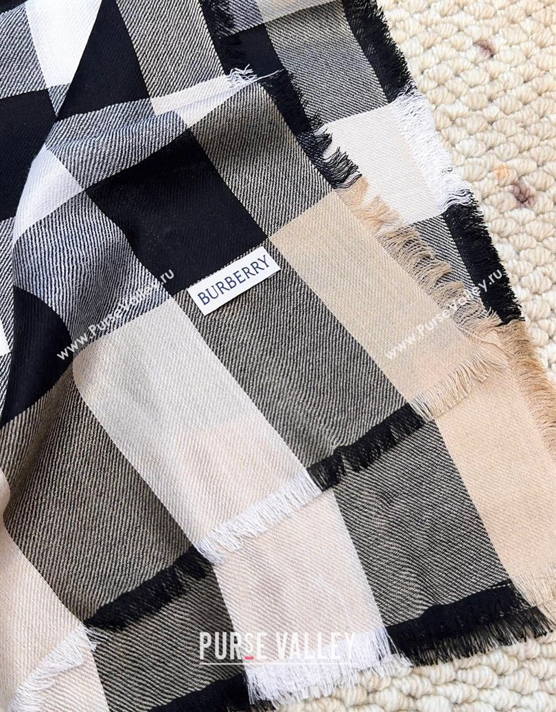 Burberry Cashmere Long Scarf Beige 2025 BR091017 (XMN-250910050)