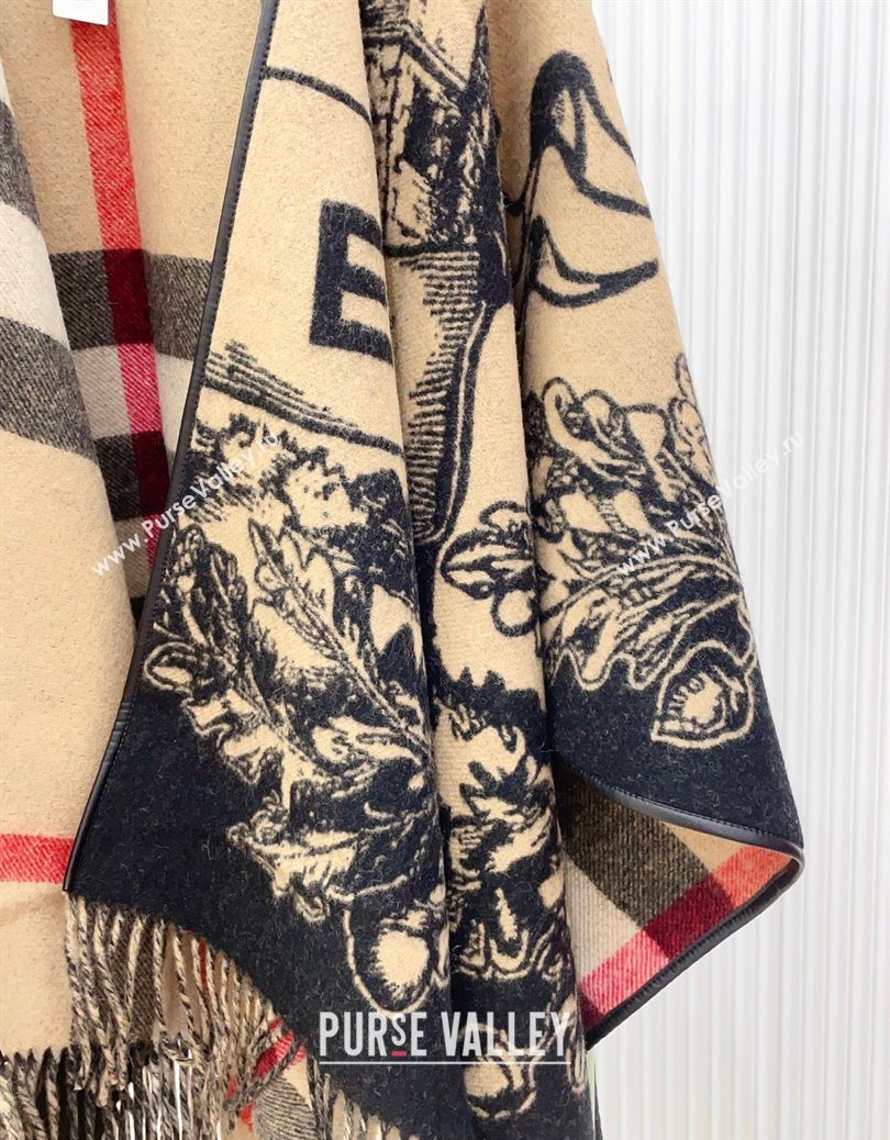 Burberry Knight Cape Camel 2025 BR091027 (SHI-250910077)