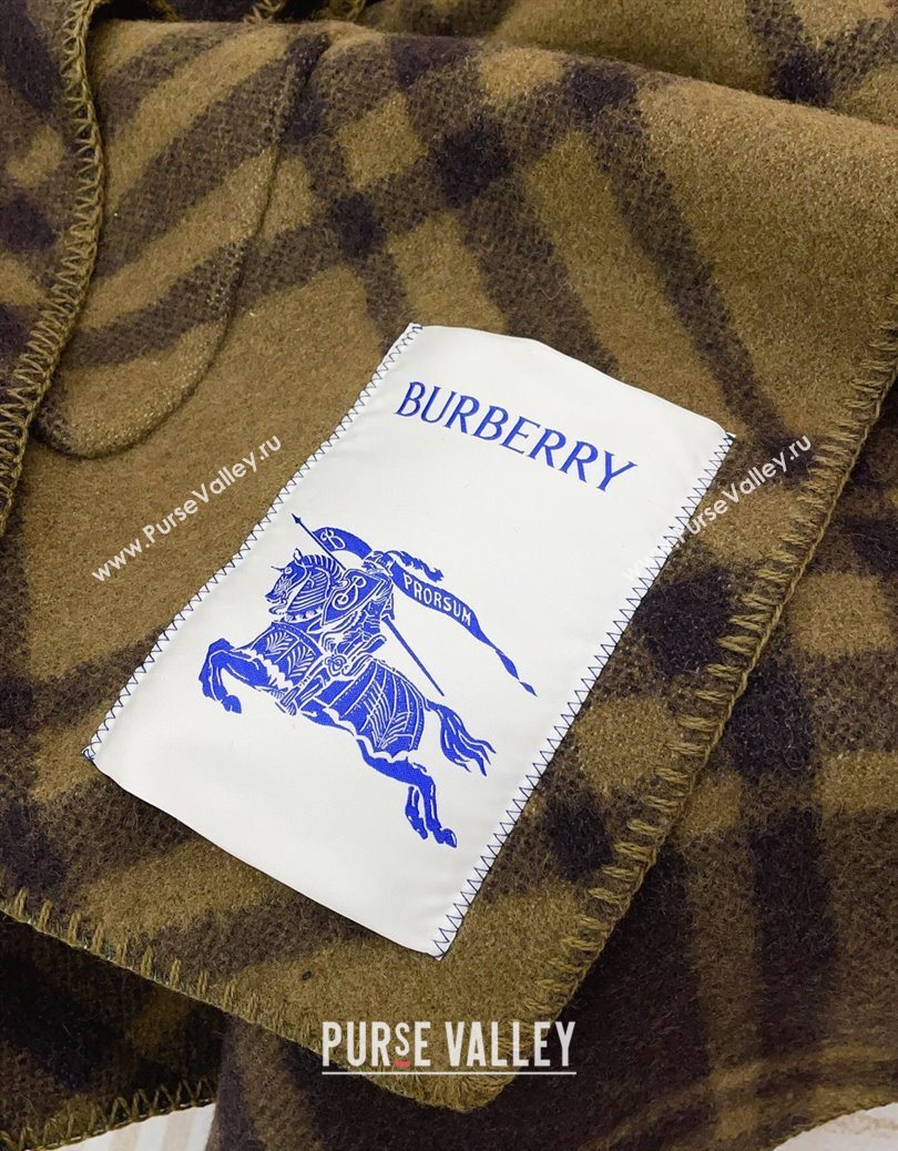 Burberry Wool Reversible Cape Khaki 2025 BR091027 (SHI-250910078)