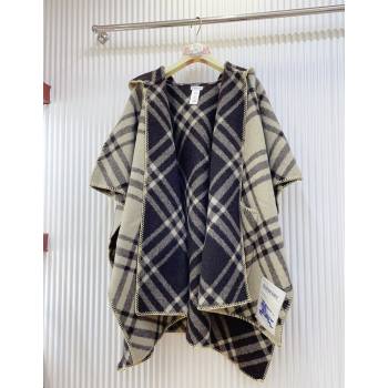Burberry Wool Reversible Cape Beige 2025 BR091027 (SHI-250910080)