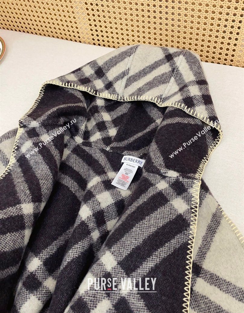 Burberry Wool Reversible Cape Beige 2025 BR091027 (SHI-250910080)