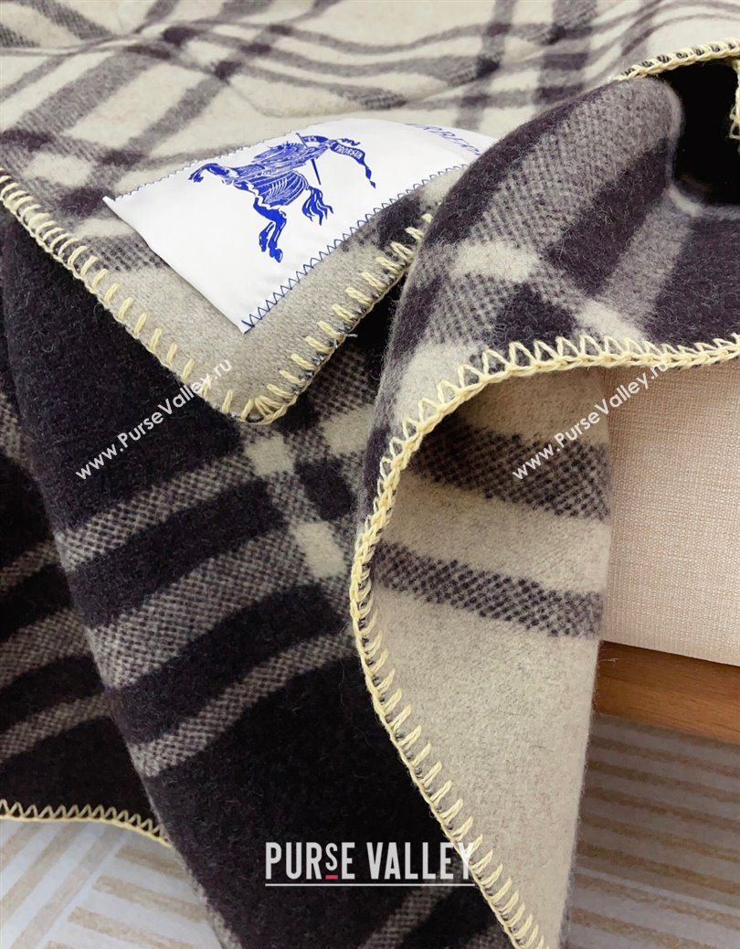 Burberry Wool Reversible Cape Beige 2025 BR091027 (SHI-250910080)