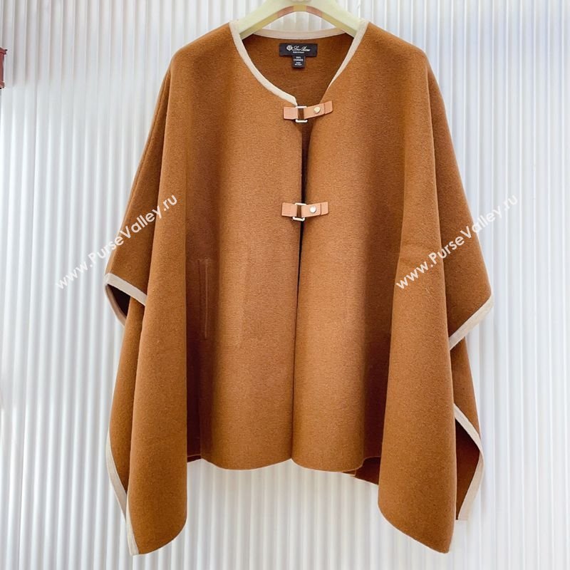 Loro Piana Cashmere Cape Brown 2025 LP091031 (SHI-250910092)