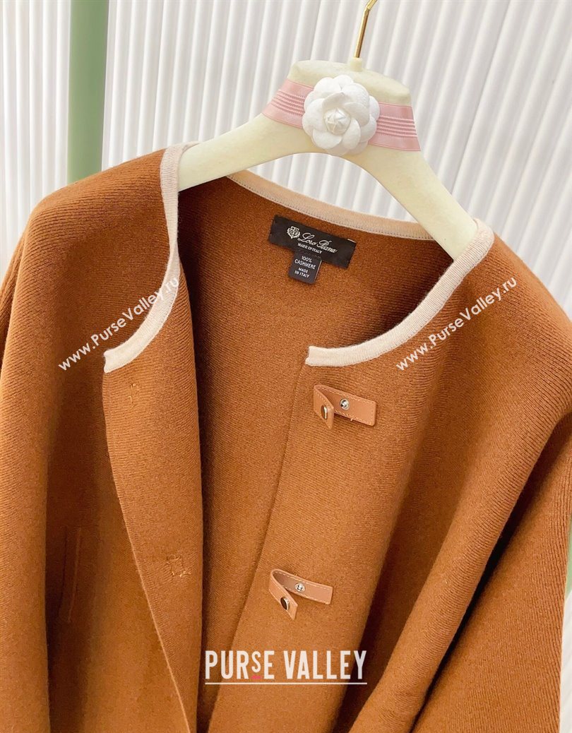 Loro Piana Cashmere Cape Brown 2025 LP091031 (SHI-250910092)