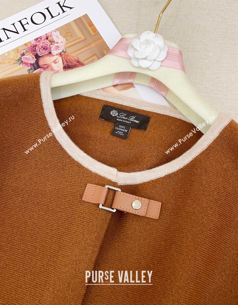 Loro Piana Cashmere Cape Brown 2025 LP091031 (SHI-250910092)