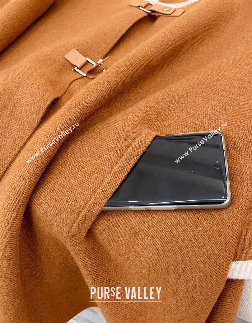 Loro Piana Cashmere Cape Brown 2025 LP091031 (SHI-250910092)