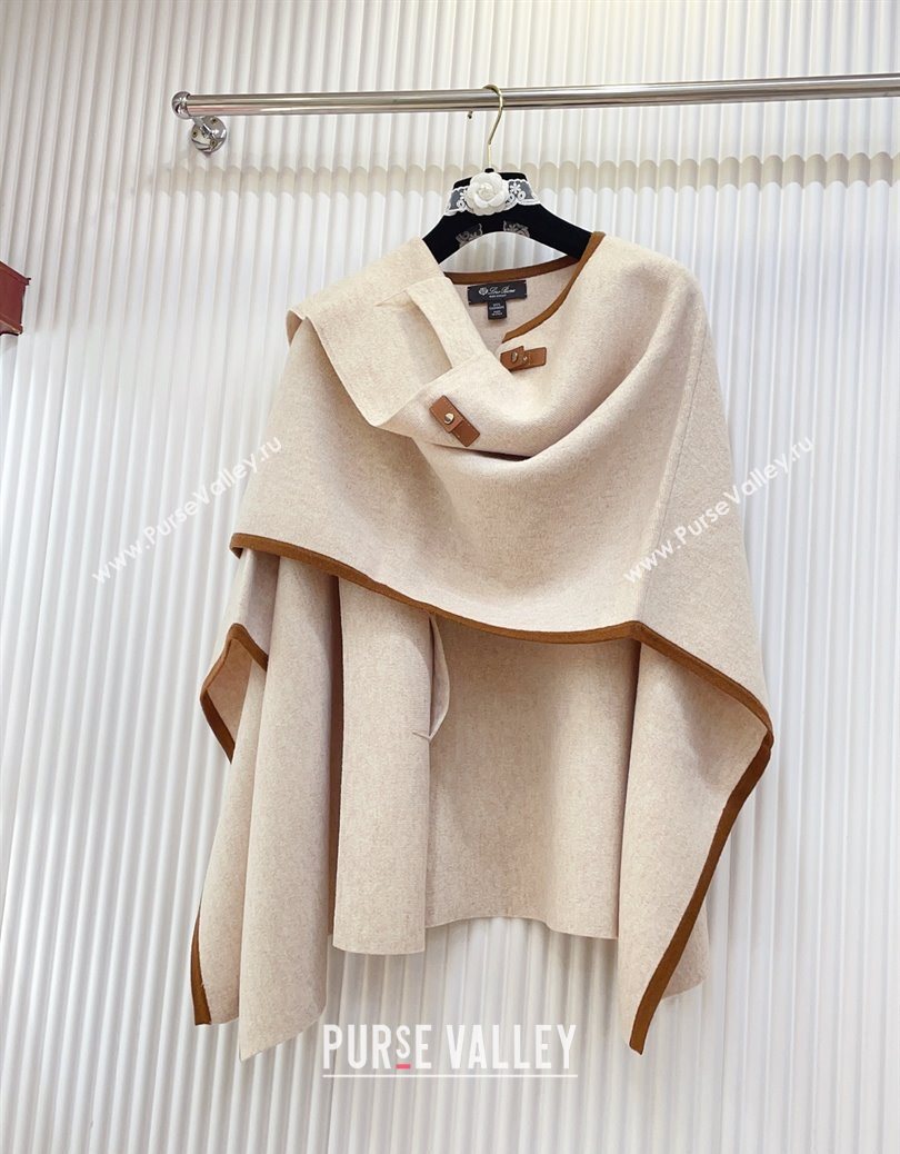 Loro Piana Cashmere Cape White 2025 LP091031 (SHI-250910093)