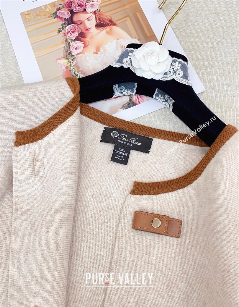 Loro Piana Cashmere Cape White 2025 LP091031 (SHI-250910093)