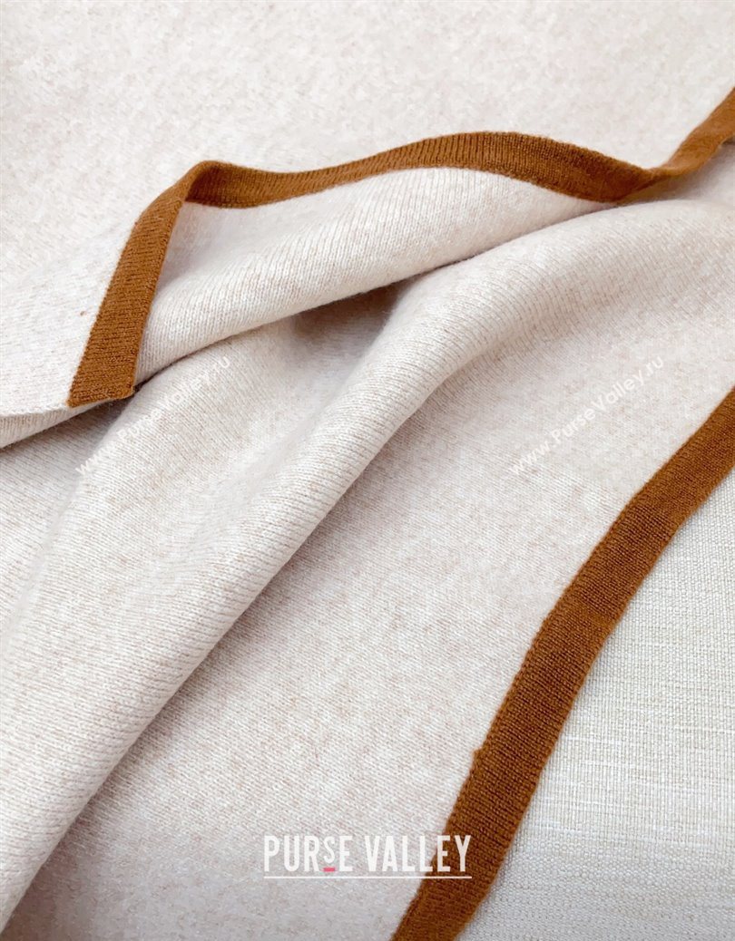 Loro Piana Cashmere Cape White 2025 LP091031 (SHI-250910093)