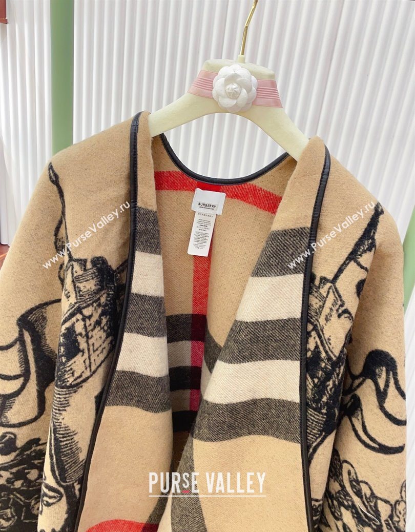 Burberry Knight Cape Camel 2025 BR091027 (SHI-250910077)