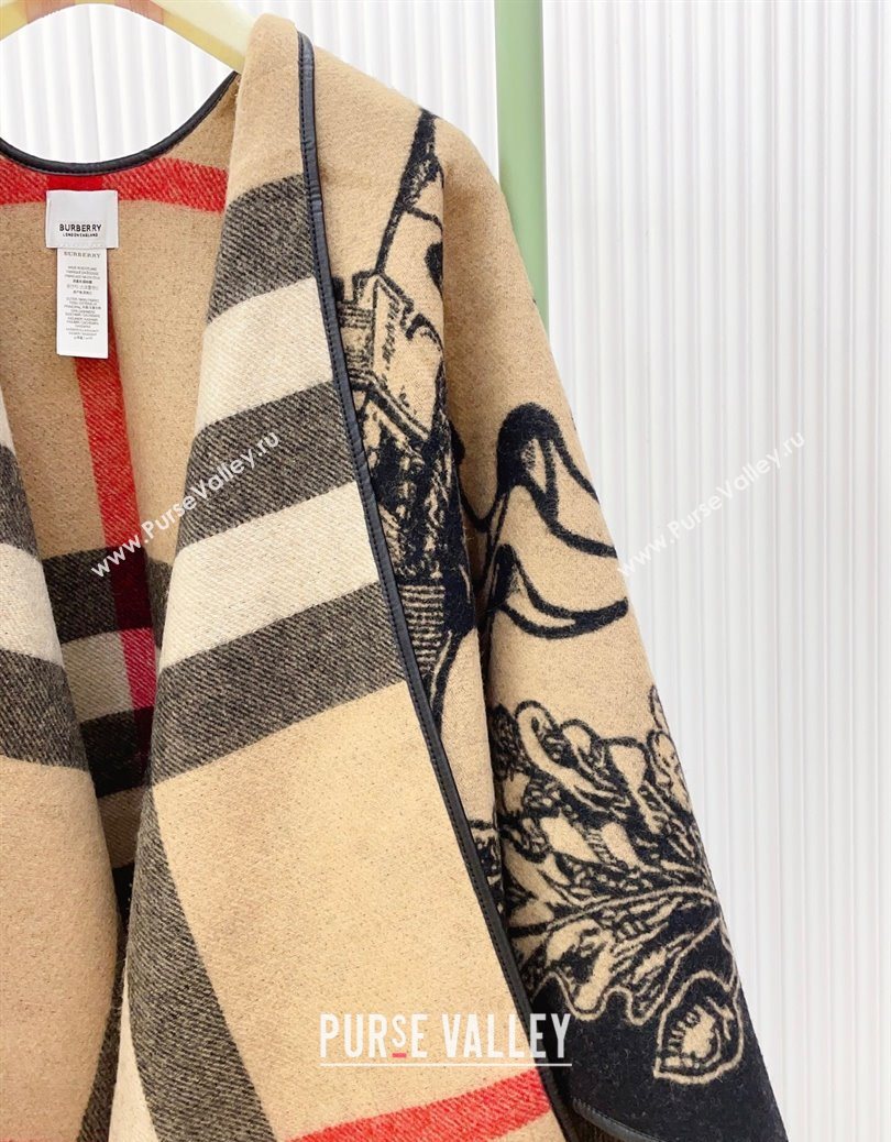 Burberry Knight Cape Camel 2025 BR091027 (SHI-250910077)