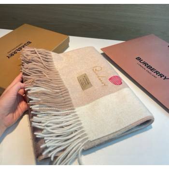 Burberry Heart Cashmere Long Scarf 70x200cm Beige 2025 BR111102 (XMN-251111131)
