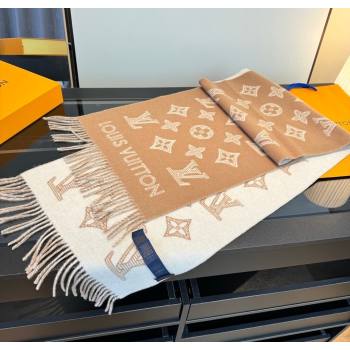 Louis Vuitton Cashmere Wool Long Scarf 40x180cm Beige 2026 LV010604 (XMN-260106053)