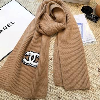 Chanel Wool Cashmere Long Scarf 30x175cm Brown 2026 CH010605 (XMN-260106033)