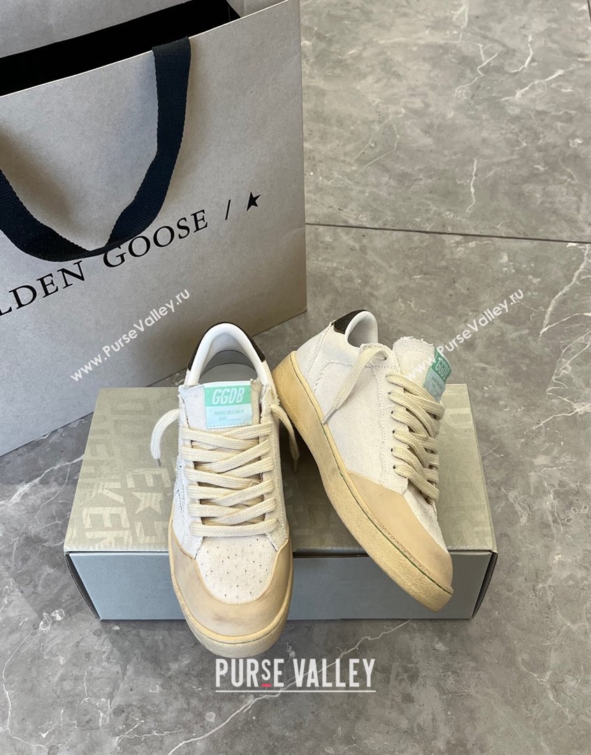 Golden Goose Ball Star with vanilla canvas star and leather heel tab 2023 (13-230910134)