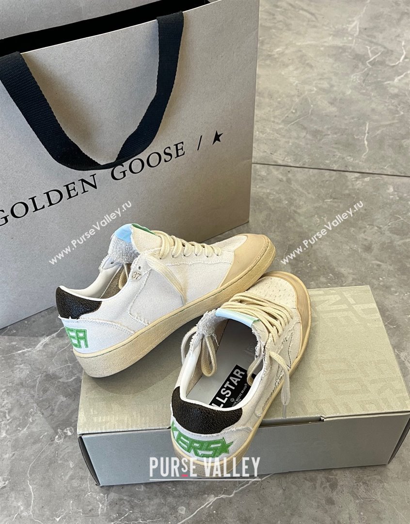 Golden Goose Ball Star with vanilla canvas star and leather heel tab 2023 (13-230910134)
